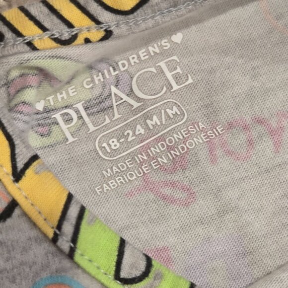 The Children's Place Grey Toddler Rainbow Girl Power Everyday Dress | 18-24mos - Picture 7 of 7